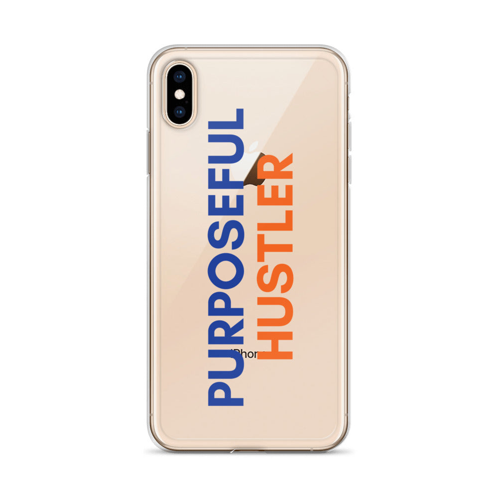 Purposeful Hustle iPhone Case Clear