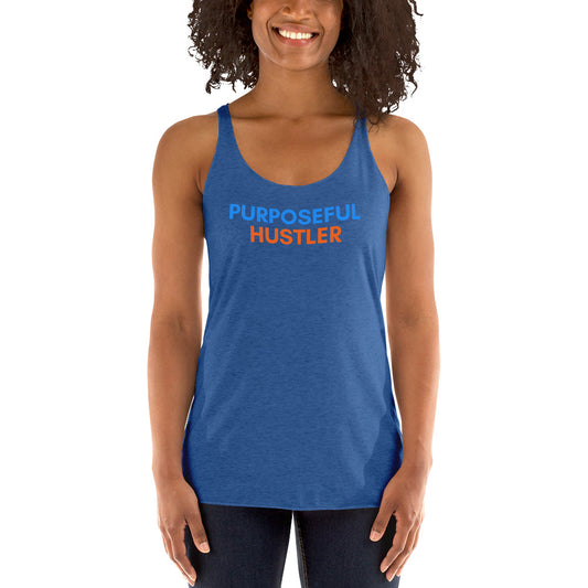 Purposeful Hustle Tank Blue