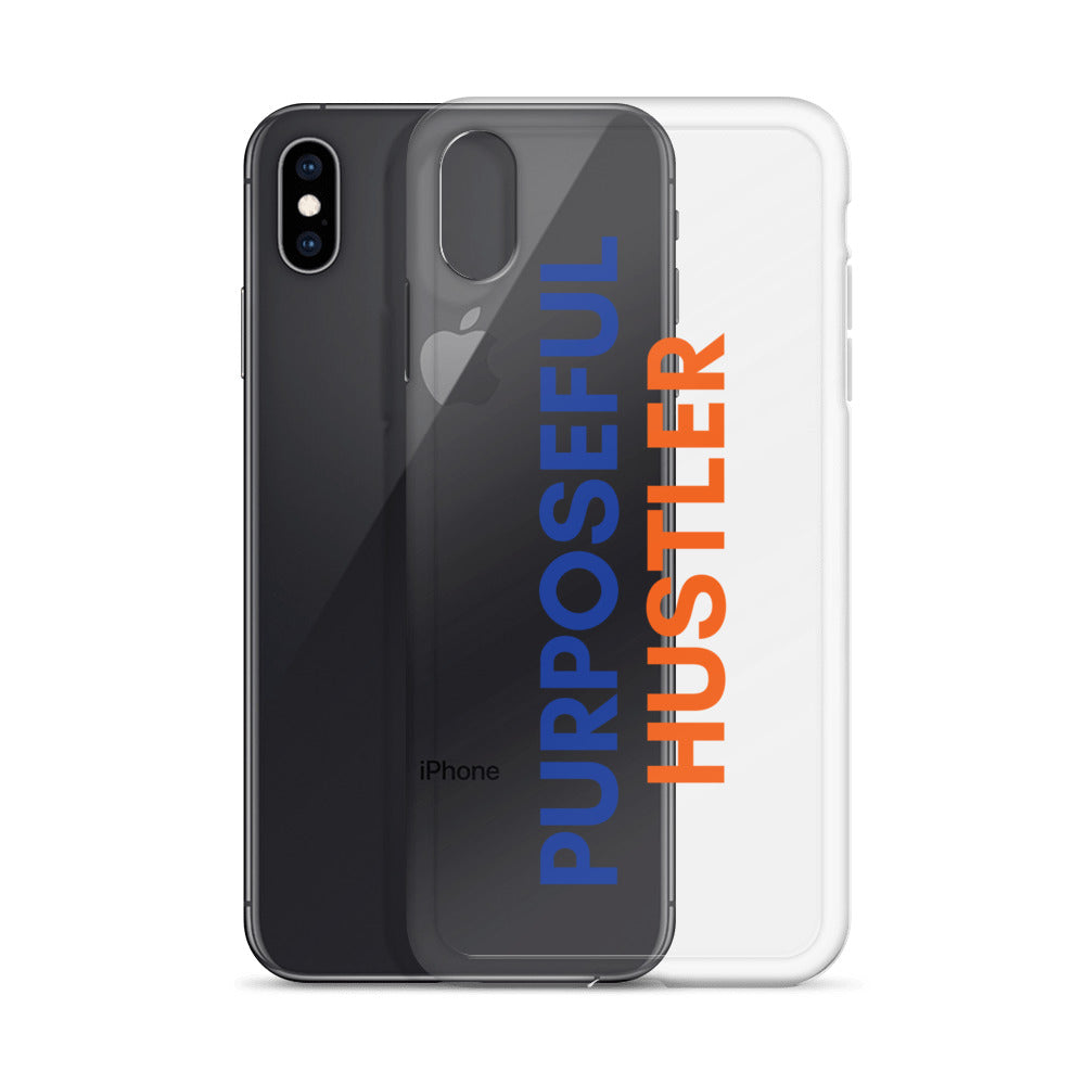 Purposeful Hustle iPhone Case Black