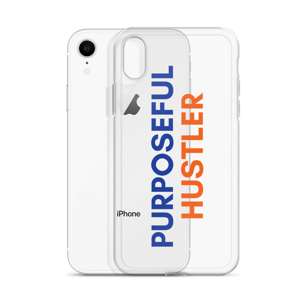 Purposeful Hustle iPhone Case White